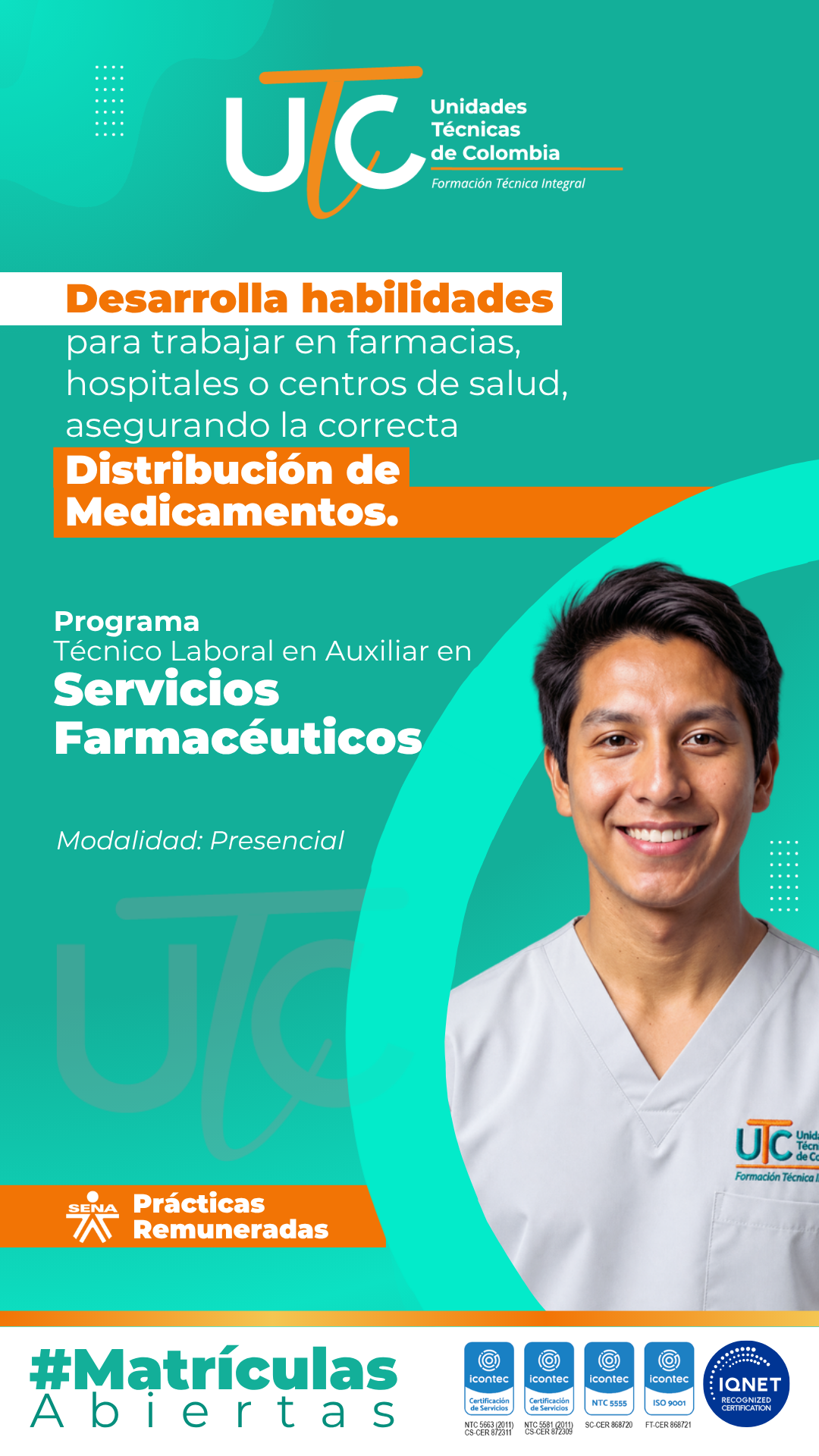Programa Técnico Laboral en Auxiliar en Servicios Farmacéuticos