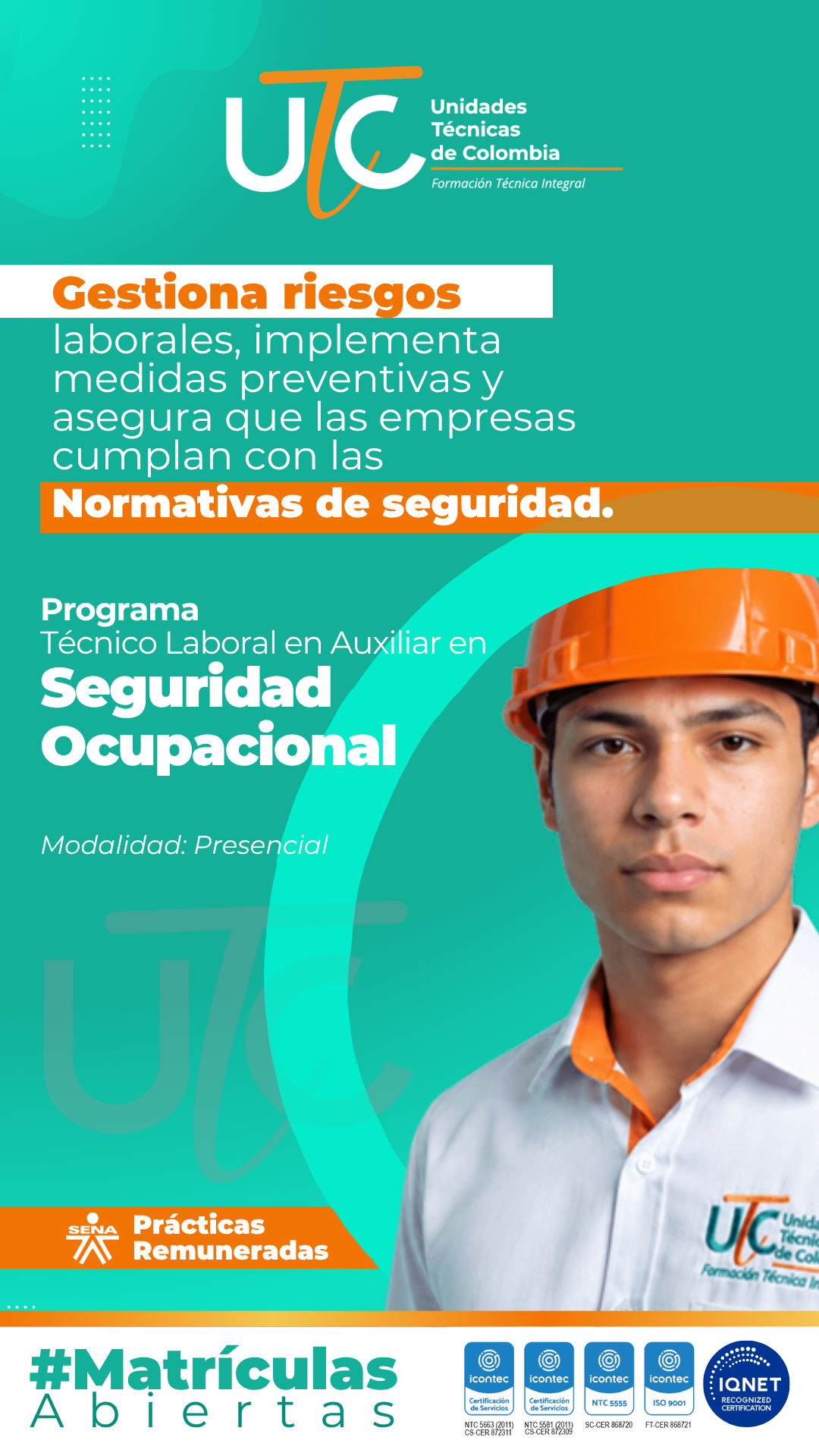 Programa Técnico Laboral en Auxiliar en Seguridad Ocupacional
